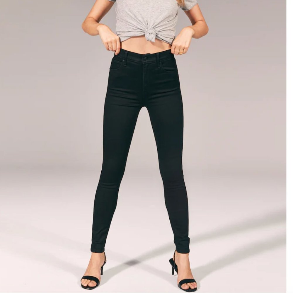 Abercrombie Simon High Rise Super Skinny 25 short